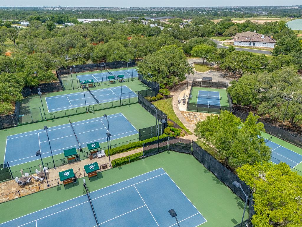 Cimarron Hills tennis courts aerial