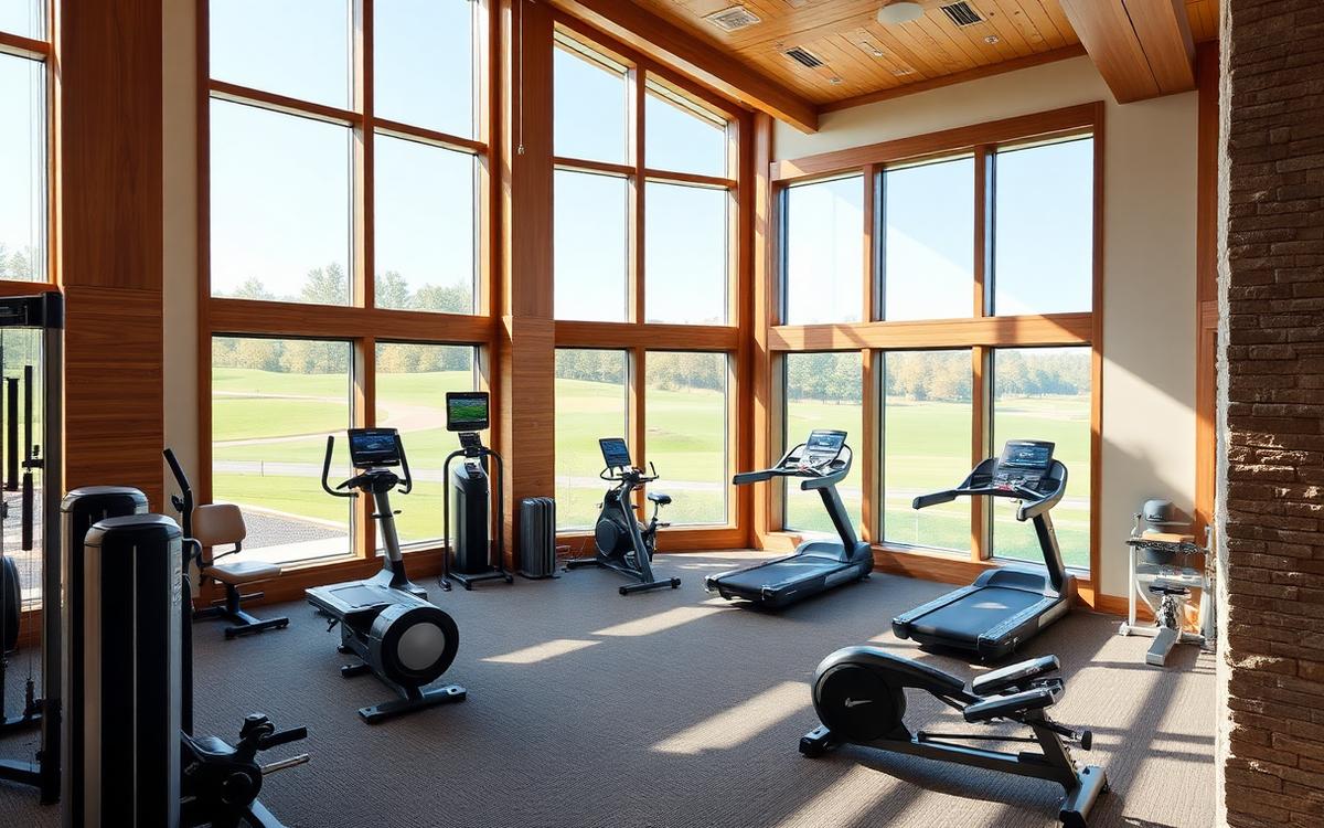 Inside the Cimarron Hills Fitness Center and Clubhouse Amenities